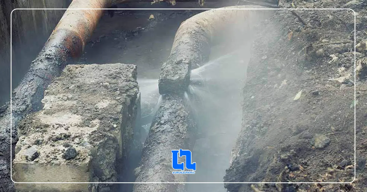 بررسی لوله های فاضلاب